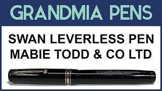 SWAN MABIE TODD & CO LTD LEVERLESS PEN