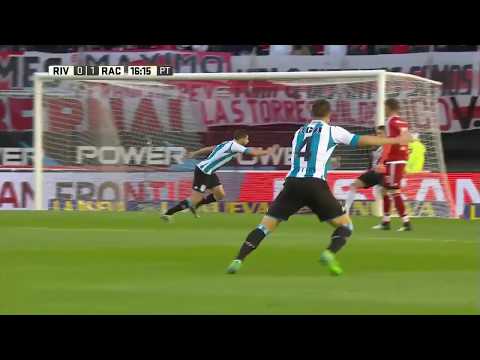 River Plate 2 - 3 Racing Primera División 2017 - Los goles del partido