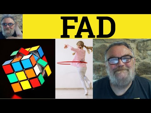 🔵 Fad Meaning - Fad Examples - Fad Definition - 3 Letter Words You Didn't Know British Pronunciation