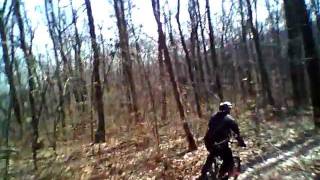 preview picture of video 'Jacobsburg State Park mtb Nov 11/19 Yeti SB66 and Pivot Mach 5 single track'