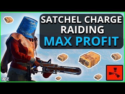 Making PROFIT From A BIG Satchel RAID!! Rust Solo Survival Gameplay Part 3