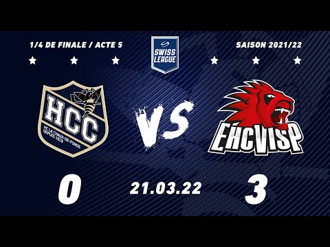 21.03.2022 HC La Chaux-de-Fonds - EHC Viège (0-3)