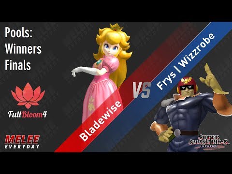 Full Bloom 4 - Bladewise (Peach) vs. Frys | Wizzrobe (Captain Falcon) - SSBM