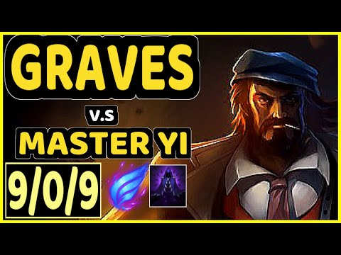DARDOCH (GRAVES) vs MASTER YI - 9/0/9 KDA JUNGLE CHALLENGER GAMEPLAY - NA