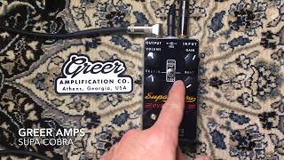 Video thumbnail for Greer Amps SUPA COBRA by Curtis Kent