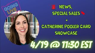 🚨Crafty News, Special Sales & Catherine Pooler Card Showcase #live #cards #cardmaking #crafts
