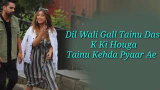 Dil Wali Gal - Hanju (Lyrical Video) Roop Khokher 