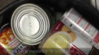Depackaging Canned Food Waste