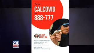 CALCOVID Text Alerts from EMA