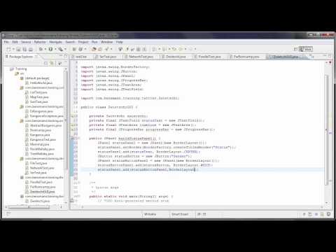 Die Oberfläche des Twitter-Clients - Einstieg in Java