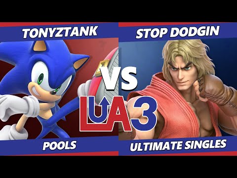 LEVELUP Arena 3 - TonyZTank (Sonic) Vs. Stop_Dodgin (Ken) SSBU Ultimate Tournament