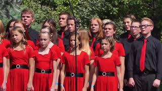 One Voice Children&#39;s Choir sings When You Believe at the Utah Women&#39;s Walk 2017