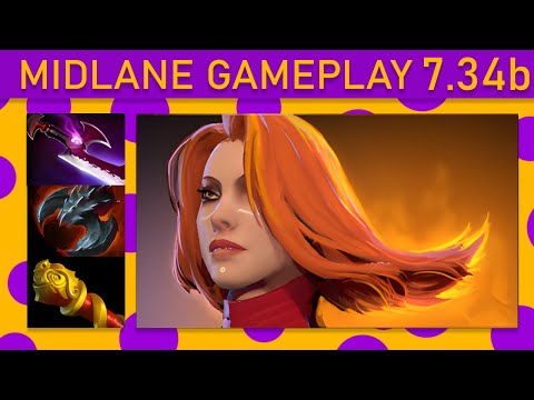 ⭐20 Kills! Lina Mid Gameplay - Dota 2 Top MMR