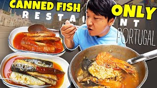 Restaurant Serves ONLY CANNED Seafood & MUST TRY Seafood Rice Stew in Portugal