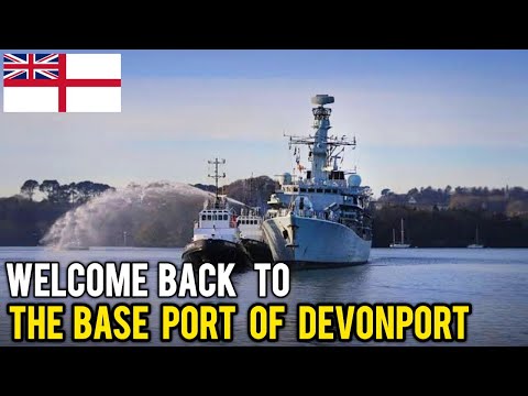 Royal Navy Type 23 frigate HMS Montrose back again to base port Devonport, why?