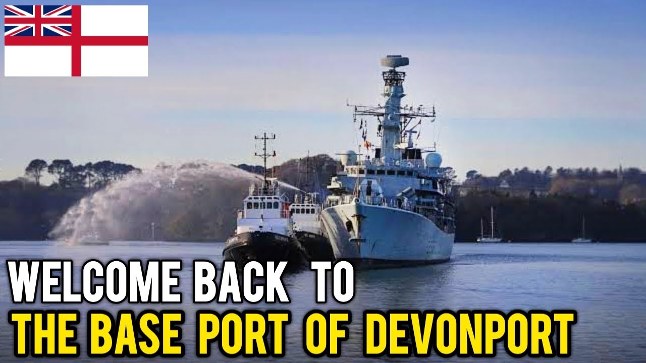 Royal Navy Type 23 frigate HMS Montrose back again to base port Devonport, why?