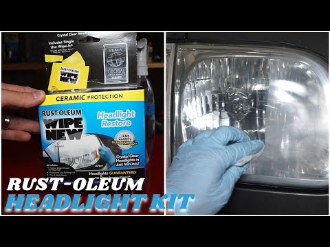 How To Restore Headlight Like New || Rust-Oleum Wipe New Restore Kit