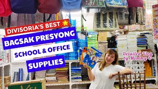 Pinakamurang School & Office Supplies Divisoria | Detailed Vlog by Mommy O