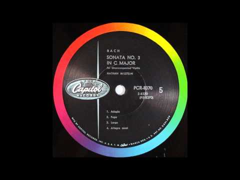 Bach, Sonatas for Unaccompanied Violin No 3, Nathan Milstein