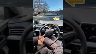 The correct way to turn the steering wheel #driving #automobile #car#manual #tips #skills #carsoft