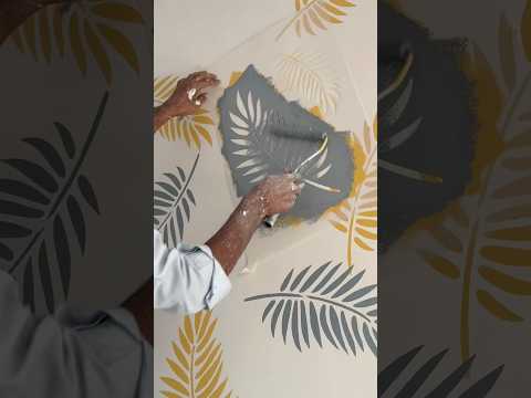 DIY WAL STENCIL DESIGN & HOME DECORATING IDEAS