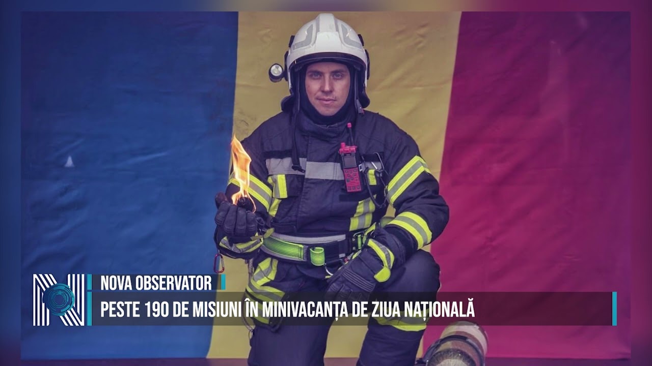 Peste 190 de misiuni în minivacanța de Ziua Națională