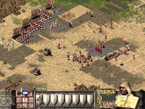 Let´s play Stronghold Crusader,Kreuzzugsmarsch, Mission 73, Feindeskreis, German
