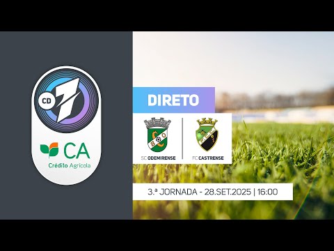 Campeonato Crédito Agrícola - Primeira Divisão: SC Odemirense x FC Castrense (3.ª Jorn...