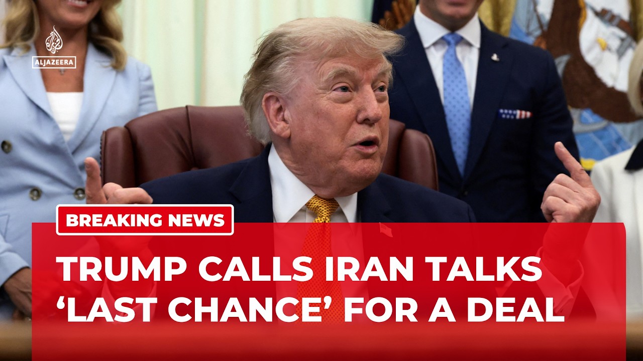 Trump calls Iran talks ‘last chance’ for a deal backed by Gulf states