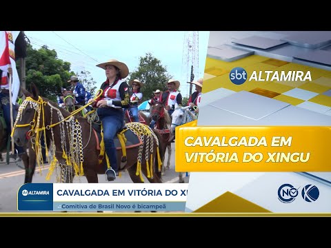 Comitiva de Brasil Novo (PA) é bicampeã em cavalgada | SBT Altamira