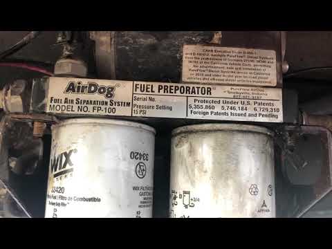 Airdog low pressure fix