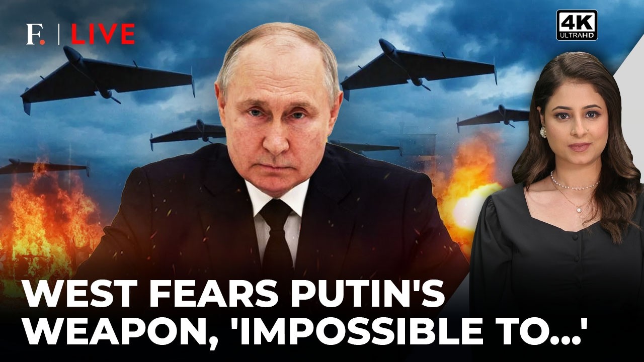 7,700 Hit! Putin's Jet-Powered Drones Swarm Ukraine | Zelensky Sounds Alarm | Firstpost Live | 4K