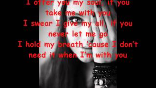 The Glass Child - Give Myself Away (Lyrics)