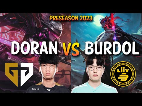 Gen Doran vs LSB Burdol - FIORA vs YONE Top - KR Ranked