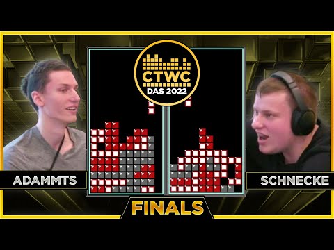 CTWC DAS 2022 | FINALS | Adammts vs Schnecke | Classic Tetris! Boom! SCHNECK AND SCHENECK action!