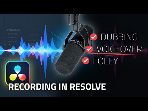 RECORD Audio DIRECTLY into your TIMELINE - DaVinci Resolve 18.5 Fairlight Tutorial How To