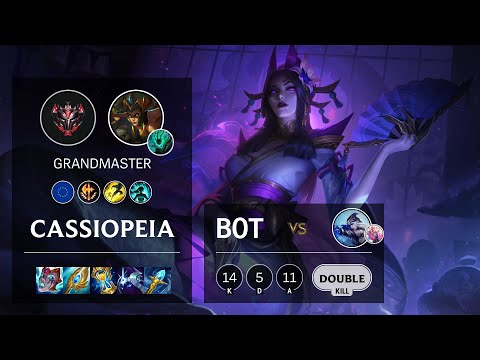 Cassiopeia Bot vs Ashe - EUW Grandmaster Patch 11.3