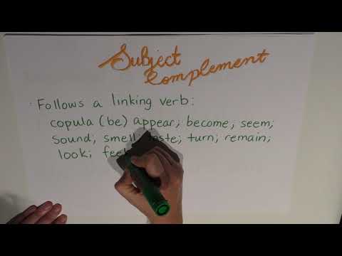 Episode 33 : The Subject Complement