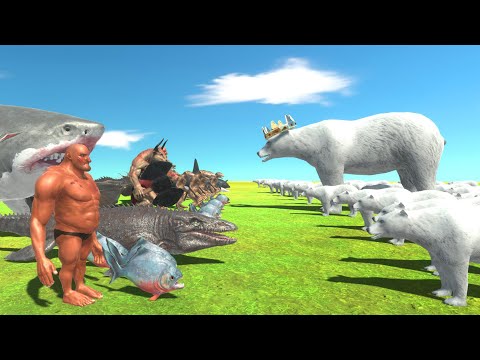 [ Polar Bear Challenge ] Aquatics VS Fantasy - Animal Revolt Battle Simulator
