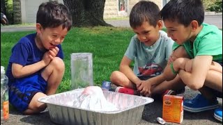 Easy volcano experiment - make your own volcano