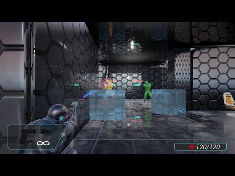 Side Scroller Shooter Kit - Unreal Engine Marketplace - demo level gameplay