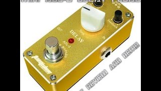 Video thumbnail for Aroma Tom's Line Engineering Mini Delay ADL-3 Guitar Effects Pedal, Demo by JandW Music