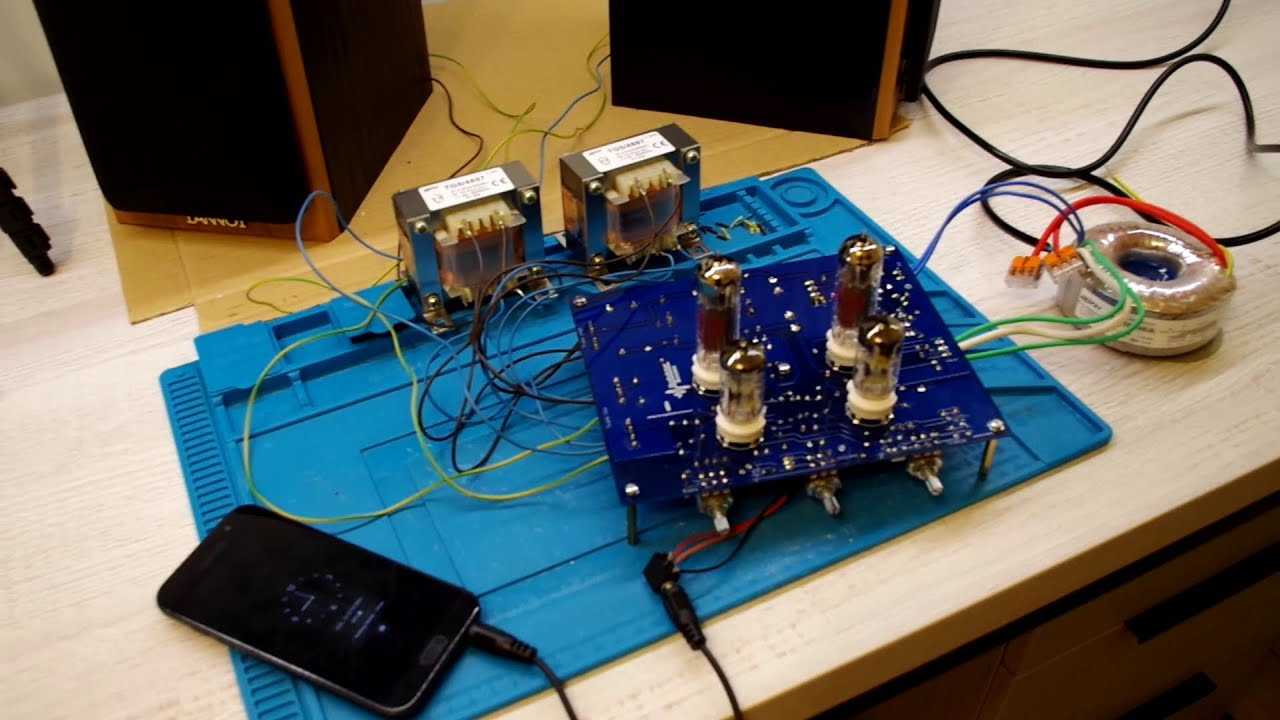 AUDIO 01 - Składanie wzmacniacza lampowego RS Tube Amp MKII z kitu - część pierwsza