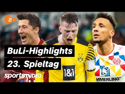 Alle Spiele, alle Tore | Bundesliga, 23. Spieltag 2021/22 | sportstudio