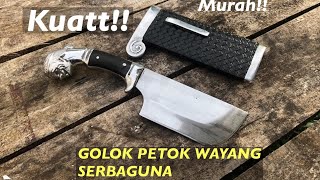 Download lagu GOLOK TEBAS KERJA SERBAGUNA GOLOK PETOK WAYANG MURAH DAN BERKUALITAS TAJAM mp3