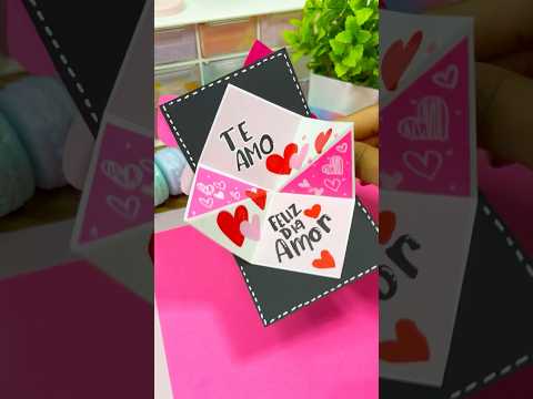 Idea de tarjeta para san Valentín  #tarjetas #amor #love #ideas #lettering  #regalo