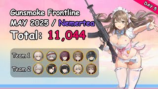 [GFL2:Exilium] Gunsmoke Frontline: Nemertea - Xenotype (8th Day 5) 11,044 | Double Kill