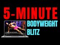 🔥5-MINUTE BODYWEIGHT BLITZ! | BJ Gaddour MetCon Circuit Fat Loss Workout