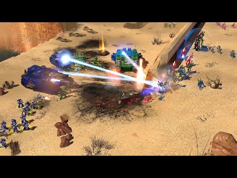 Salamanders and Ultramarines vs Eldar - Eternal Mod - Warhammer 40K Dawn Of War 2 Retribution