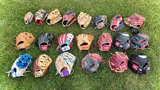 Full Baseball Glove Collection!